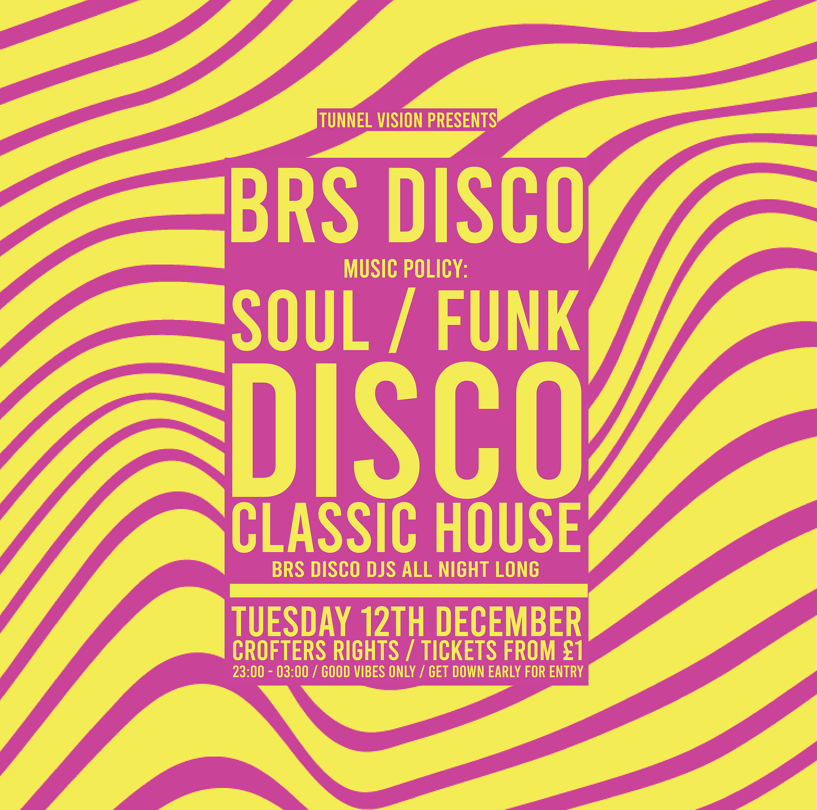 BRS Disco: Disco, Funk, Soul & House at Crofters Rights