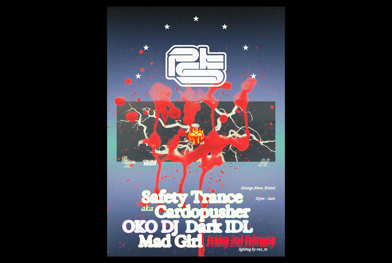 PTS ϟ Safety Trance, OKO DJ, Dark IDL, Mad Girl at Strange Brew