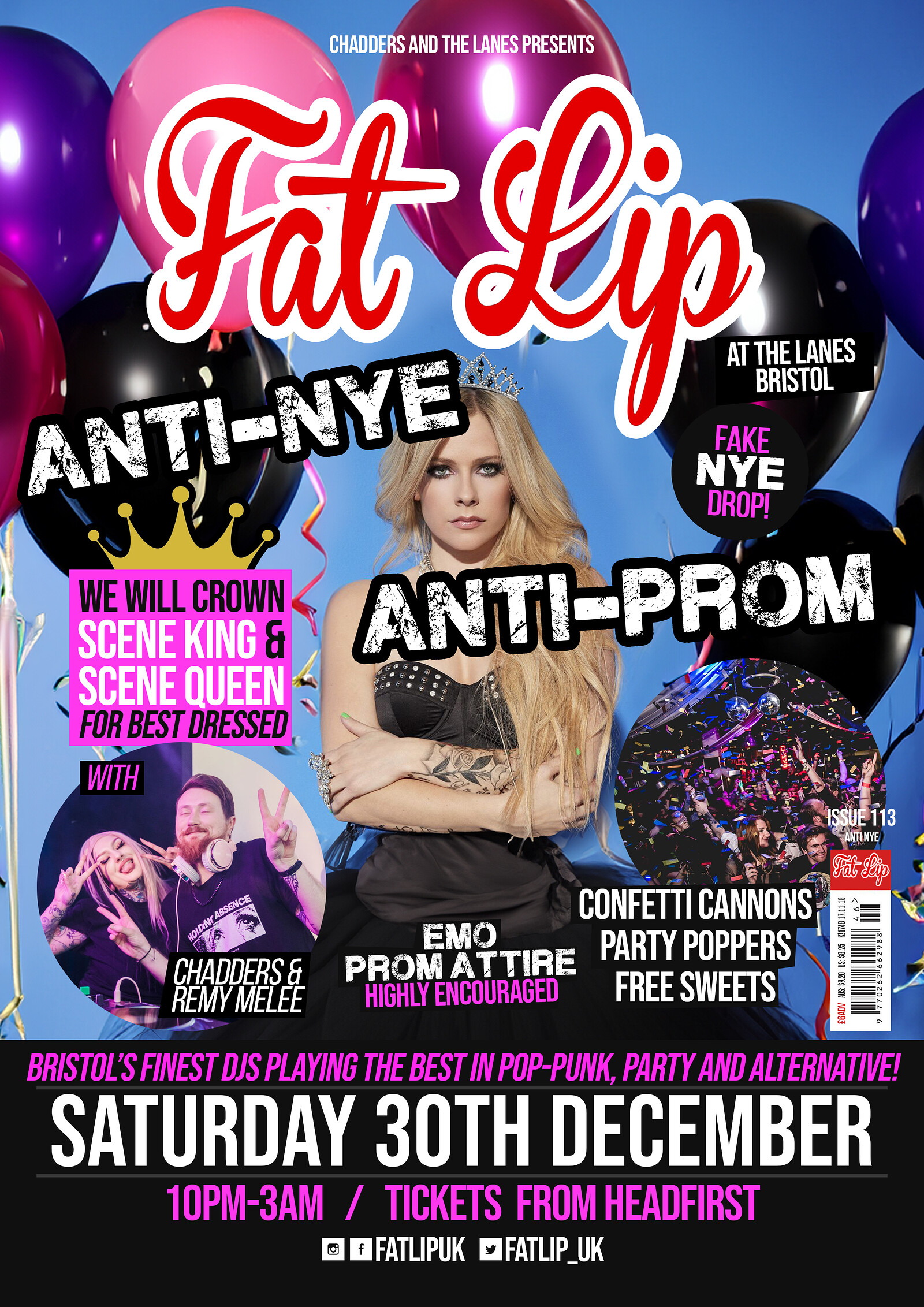 ★ FAT LIP ★ Anti-NYE Anti-Prom at The Lanes