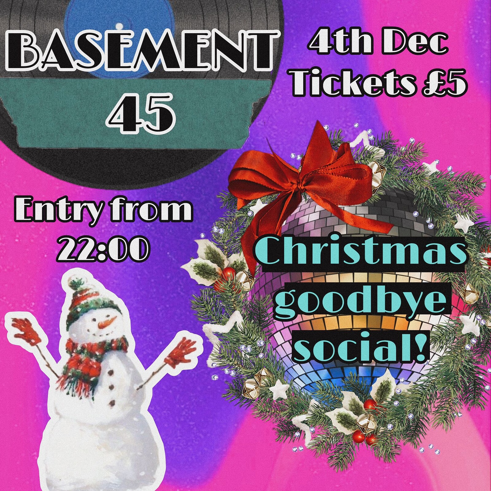 Dramlights Winter Club Social at Basement 45