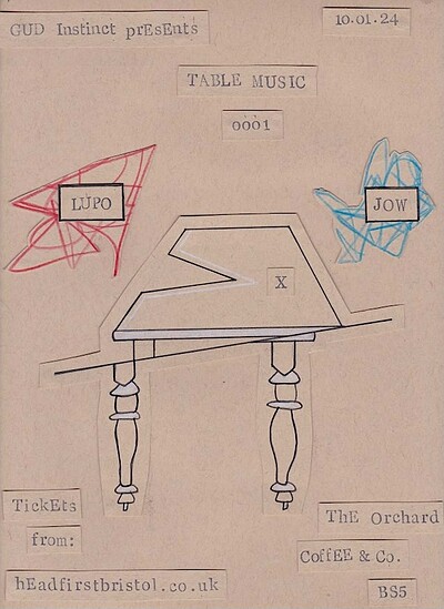 Table Music - Lupo x JOW at The Orchard Coffee & Co, BS5 7LA