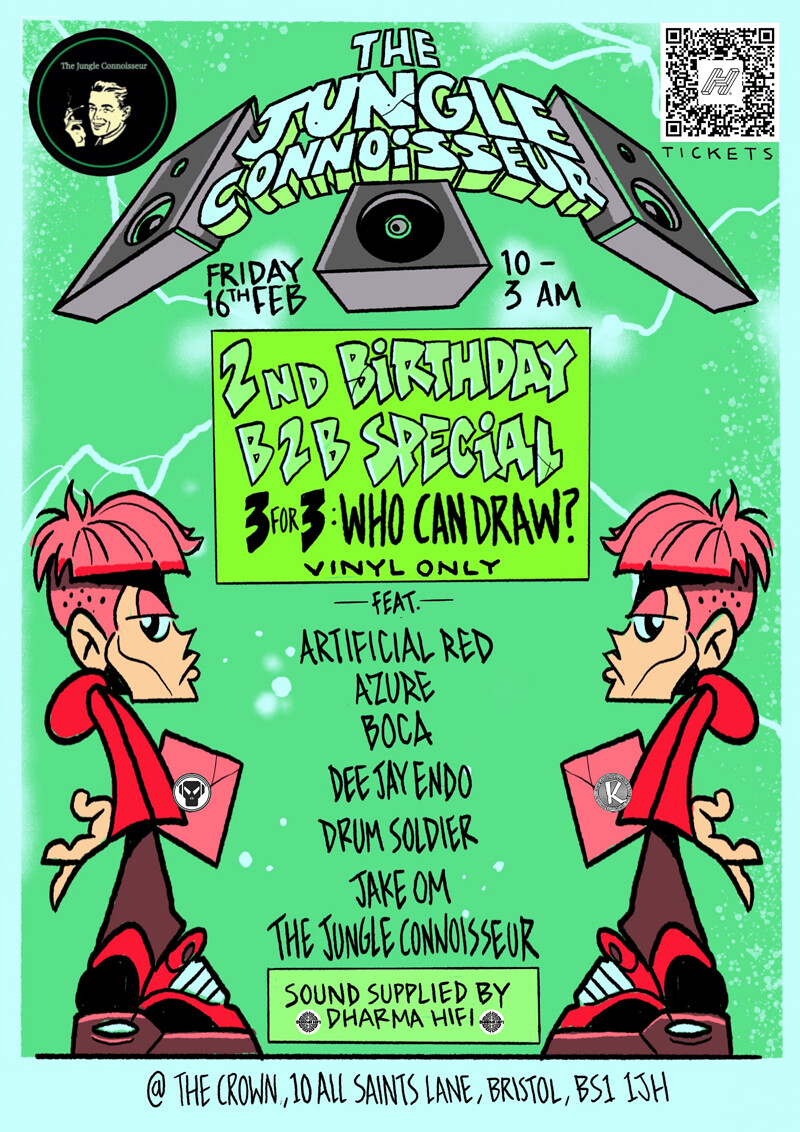 The Jungle Connoisseur 2nd Birthday at The Crown