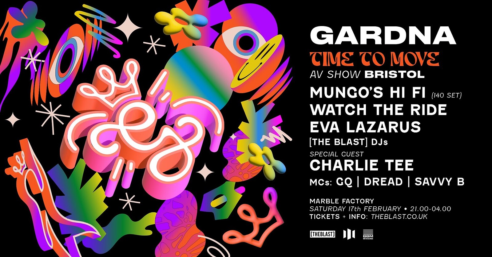 Gardna presents 'Time To Move' AV Show at The Marble Factory