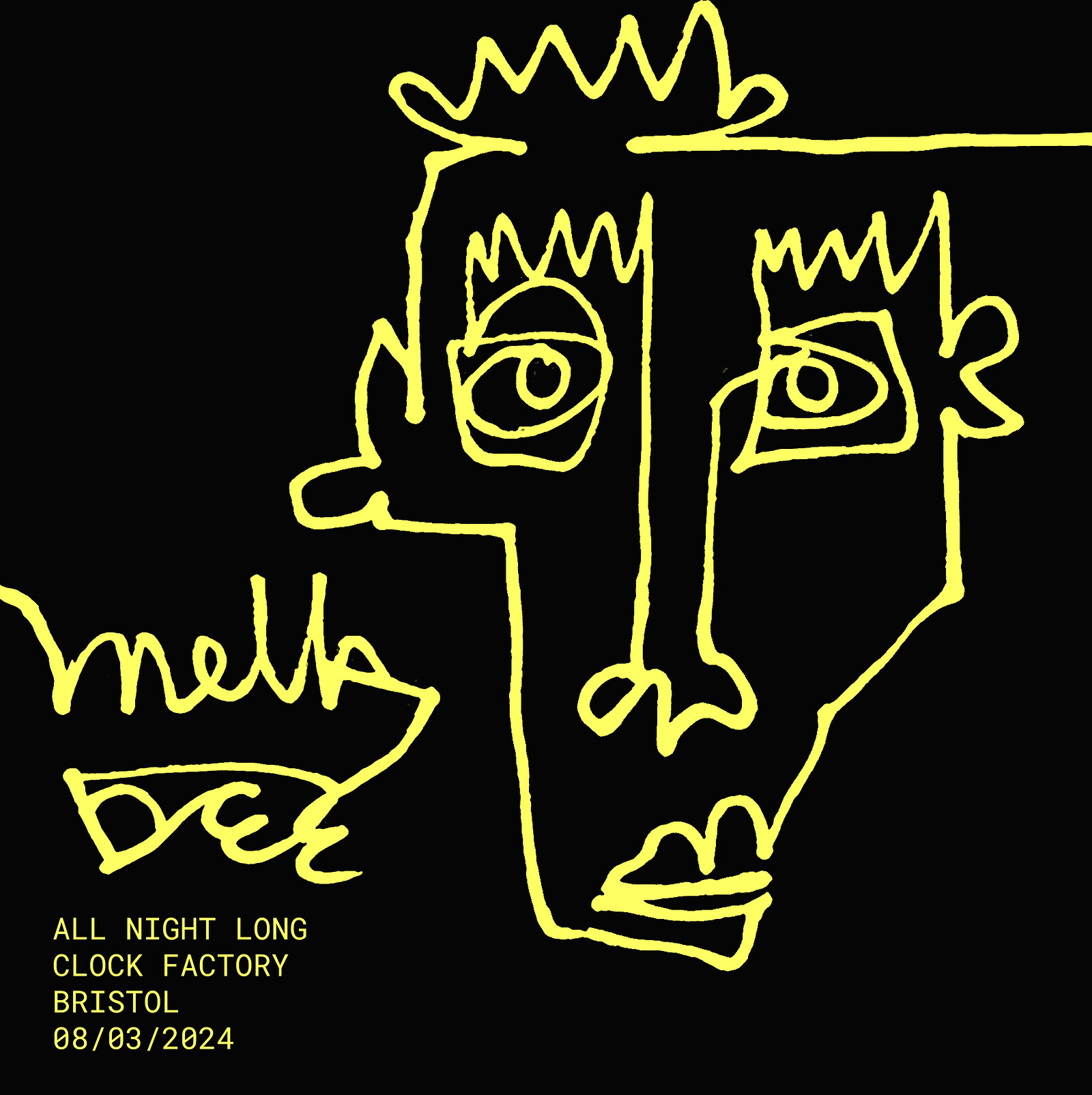 Mella Dee at Clock Factory