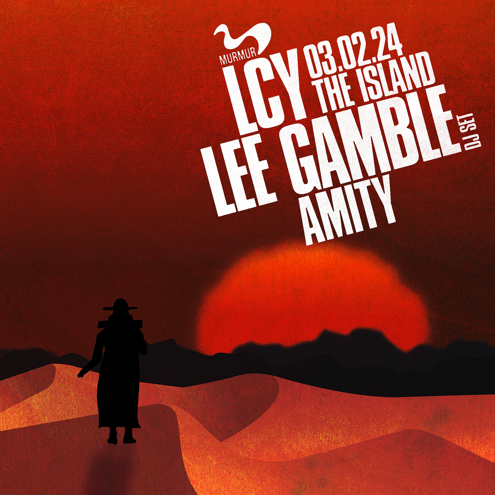 Murmur: LCY / Lee Gamble  / Amity at The Island