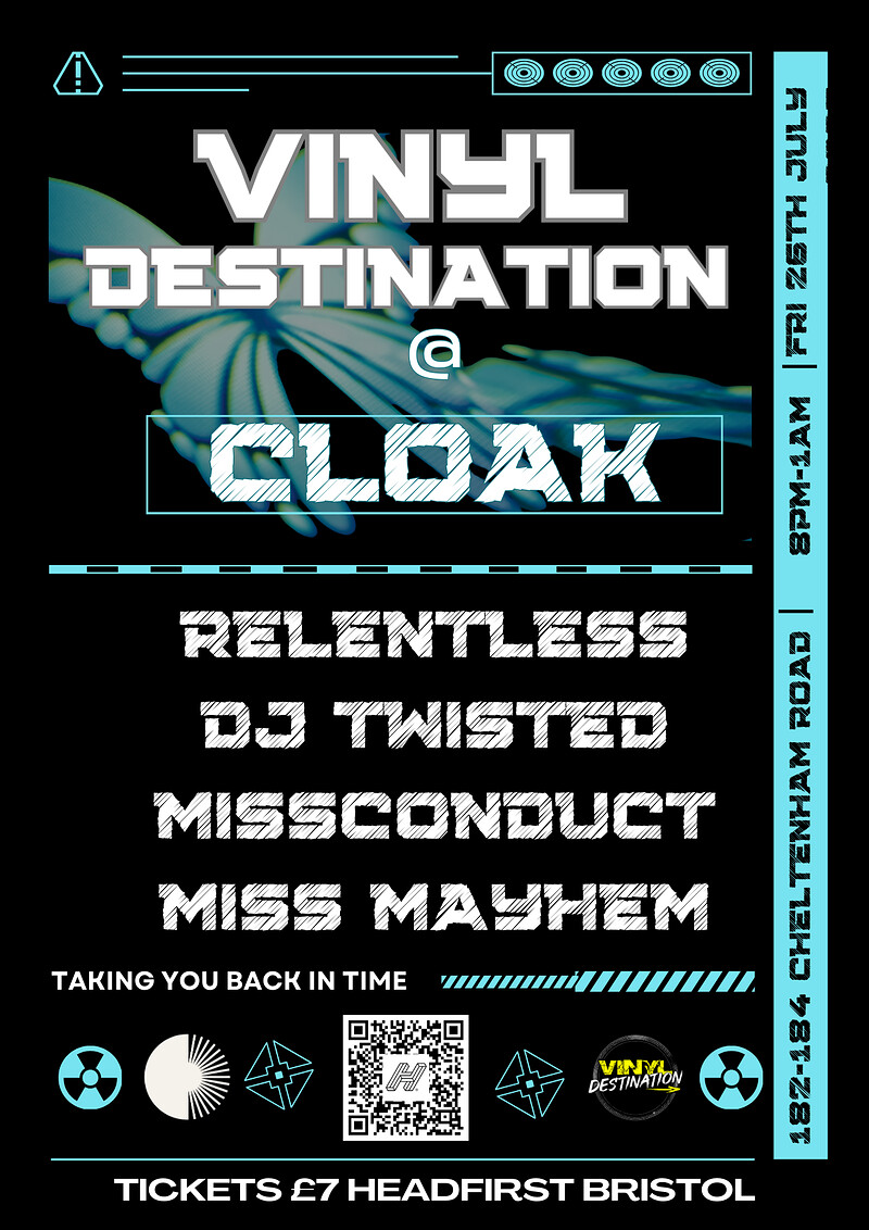 Vinyl Destination Cloak - Summertime at Cloak