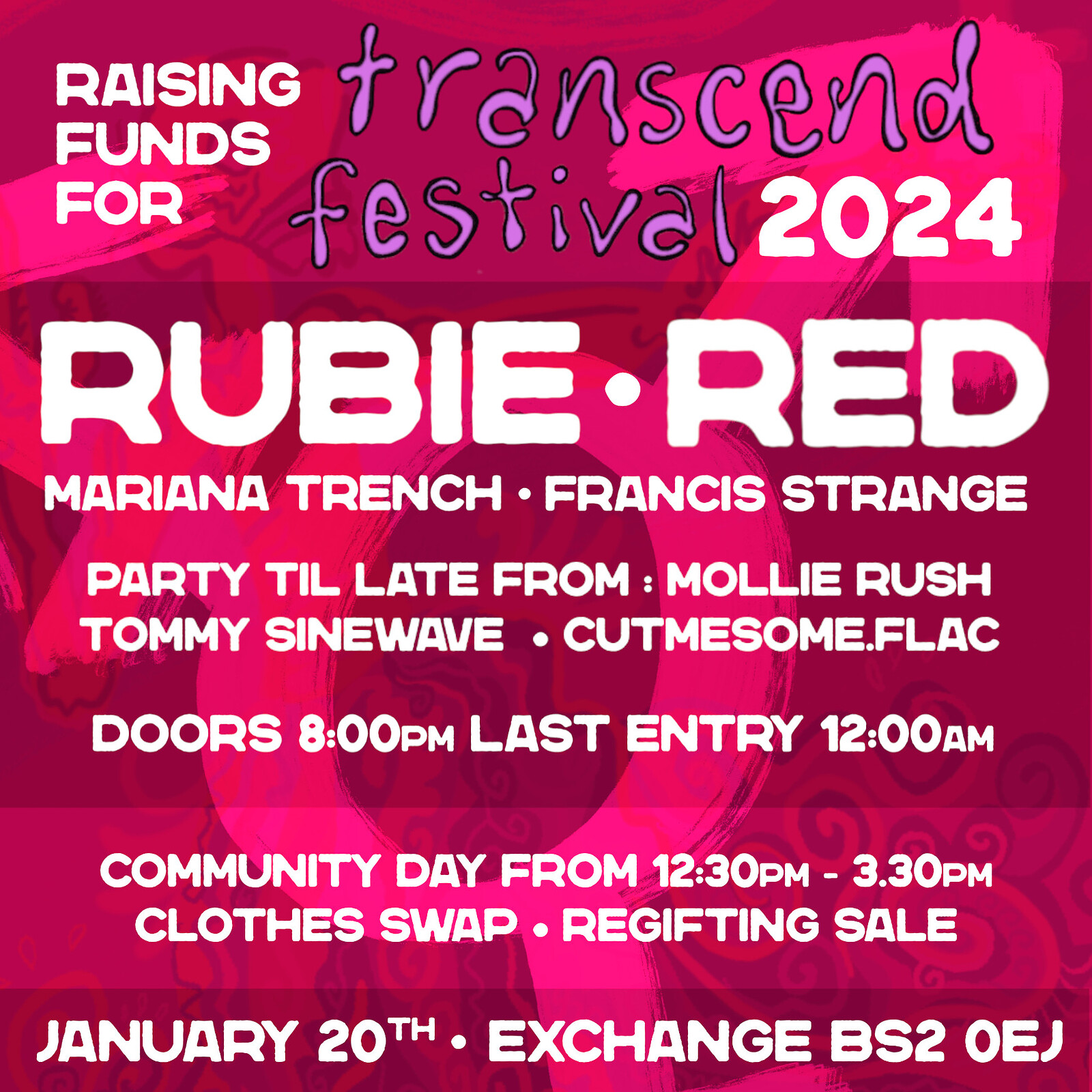 Transcend Festival 2024 Fundraiser at Exchange