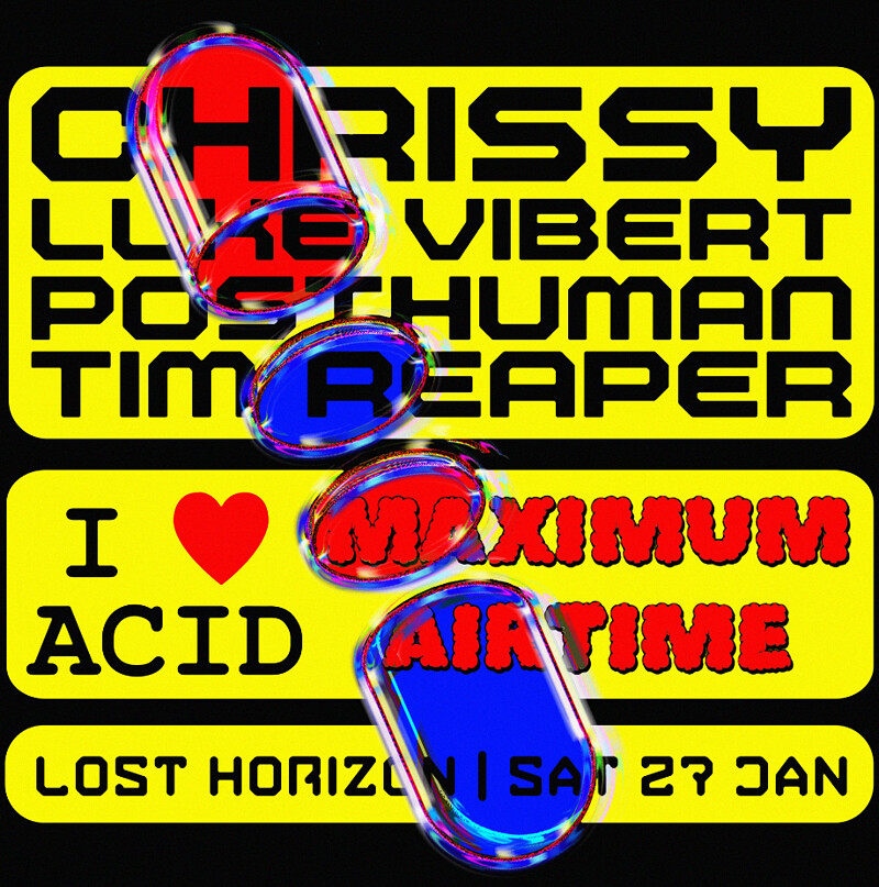 Tim Reaper, Luke Vibert, Chrissy & Posthuman at Lost Horizon