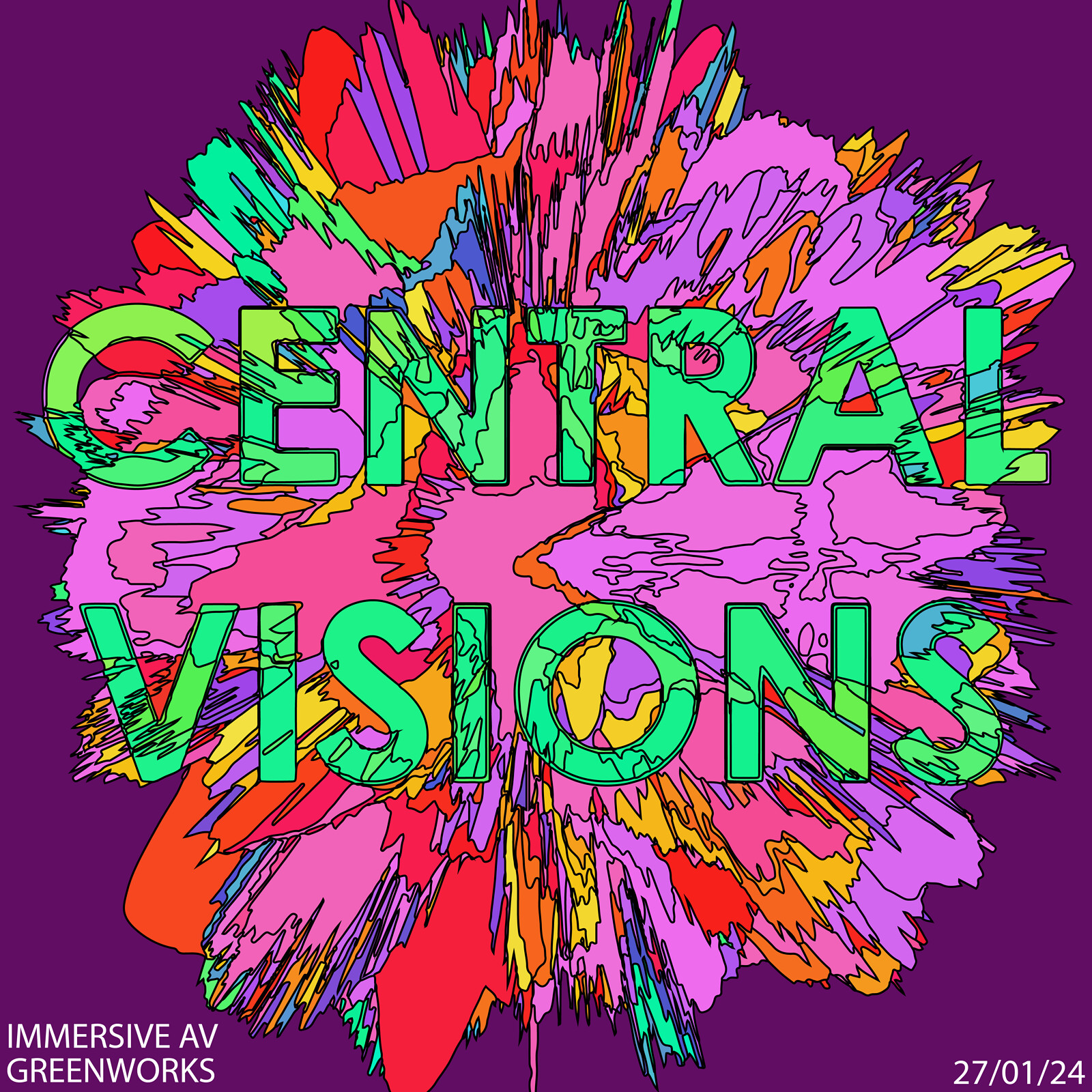 CENTRAL VISIONS AV: PHAELEH, MOVEMENT81, TIKODA,+ at Green Works