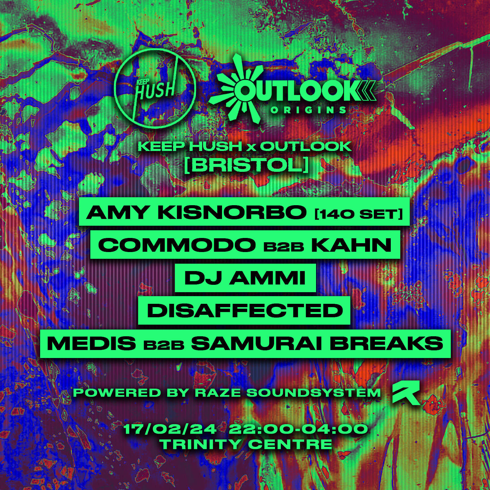 Outlook Club Tour - Bristol at The Trinity Centre