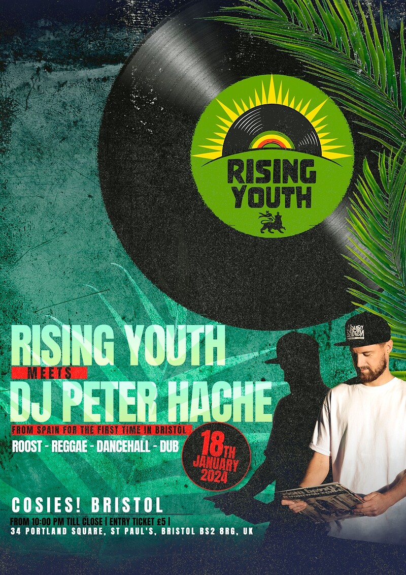 Rising Youth meets DJ Peter Hache at Cosies
