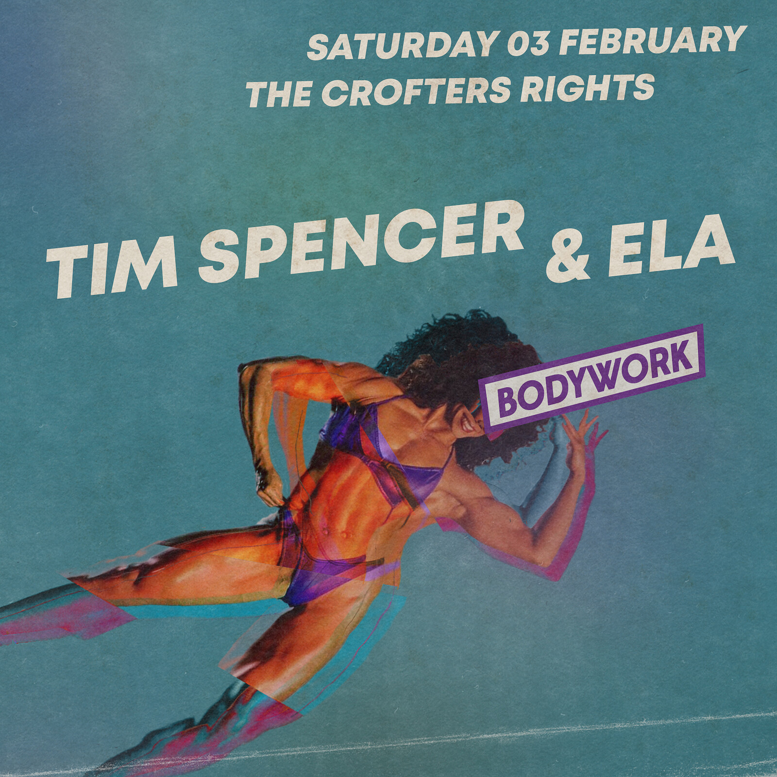 Bodywork + Tim Spencer + ELA at Crofters Rights