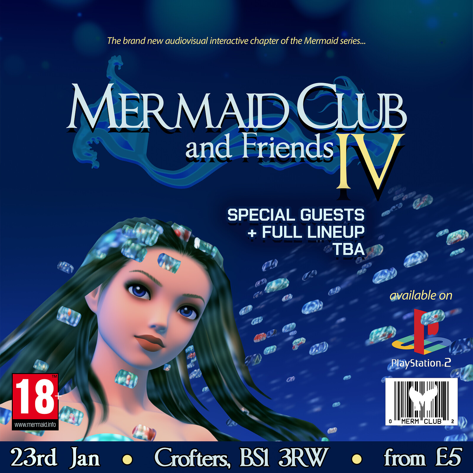 Mermaid Club & Friends IV at Crofters Rights