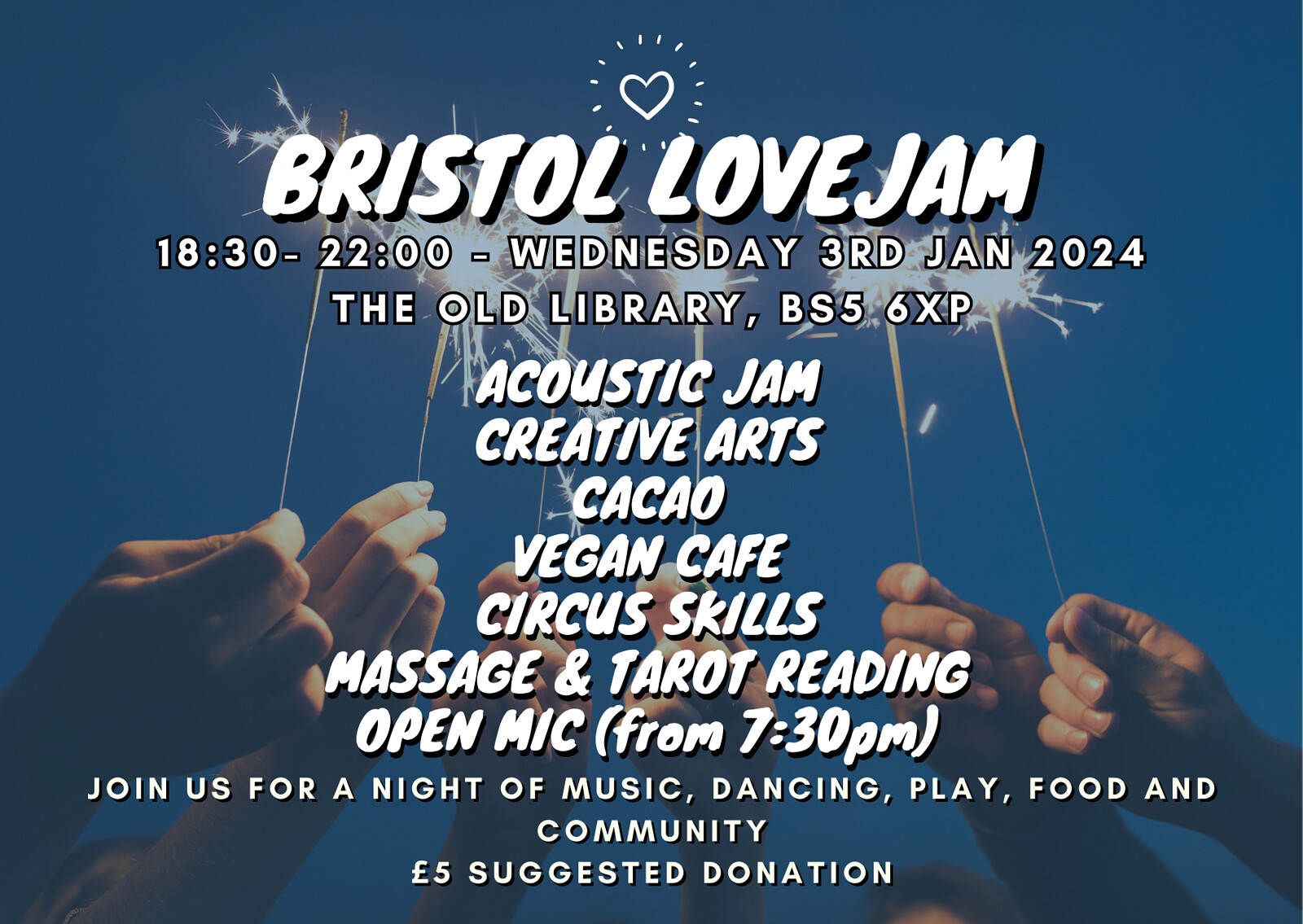 Bristol Lovejam at The Old Library, Eastville