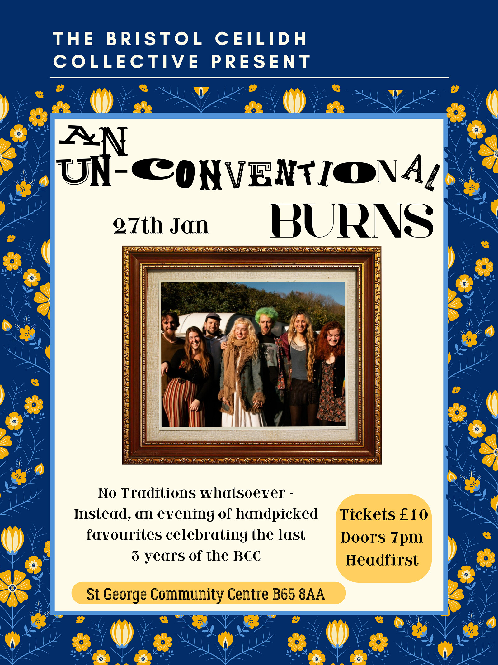 An Un-conventional Burns at St George's Community Centre Bristol