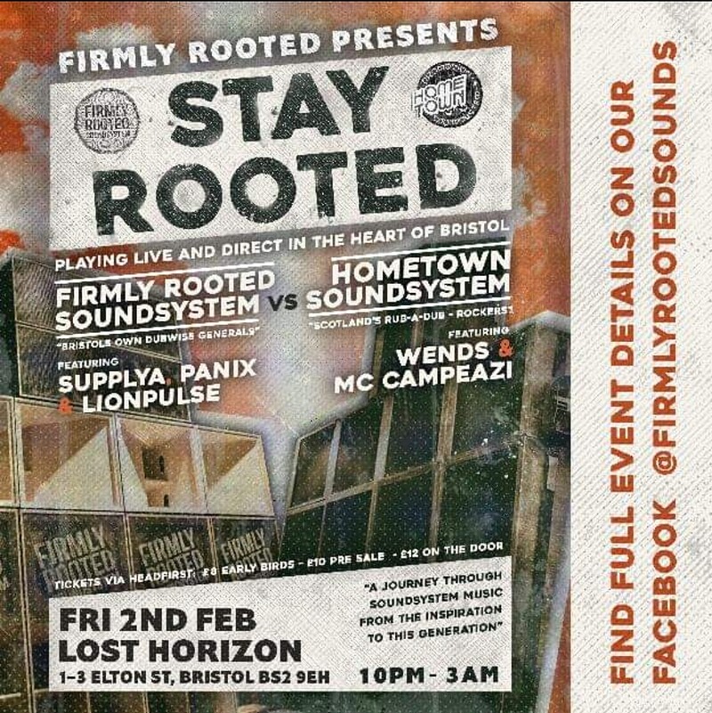 Stay Rooted #9: Firmly Rooted VS Hometown Sound at Lost Horizon