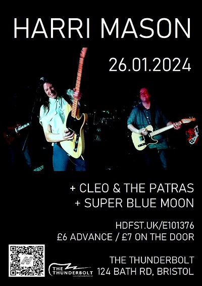HARRI MASON // Cleo and The Patras // Super Blue M at The Thunderbolt