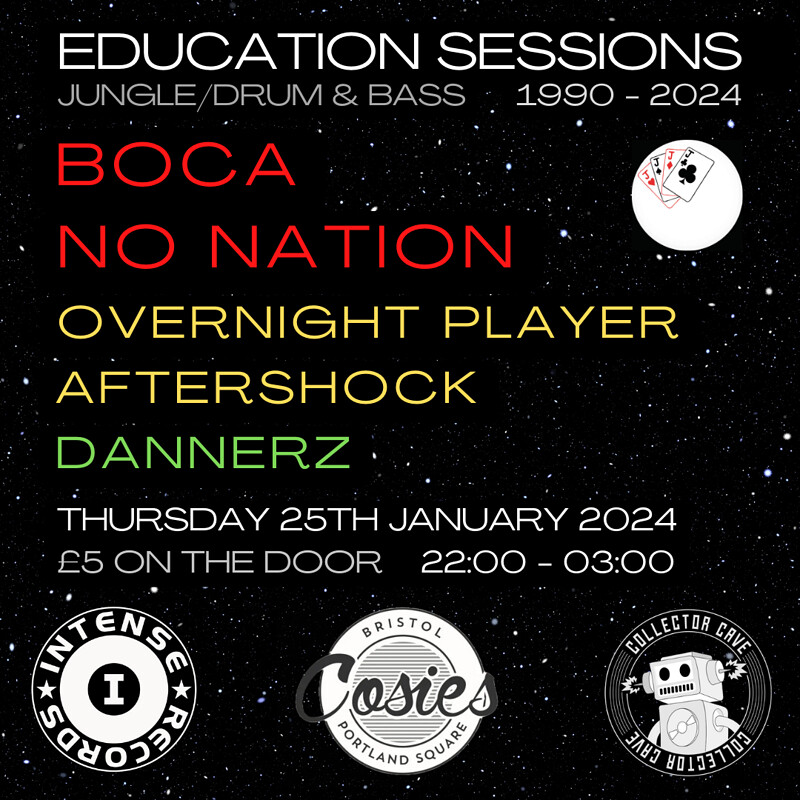 Education Sessions - Boca, No Nation at Cosies