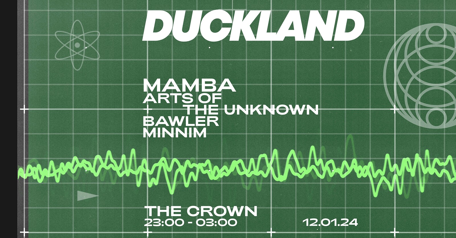 Duckland 034 w/ Mamba & Arts of the Unknown at The Crown