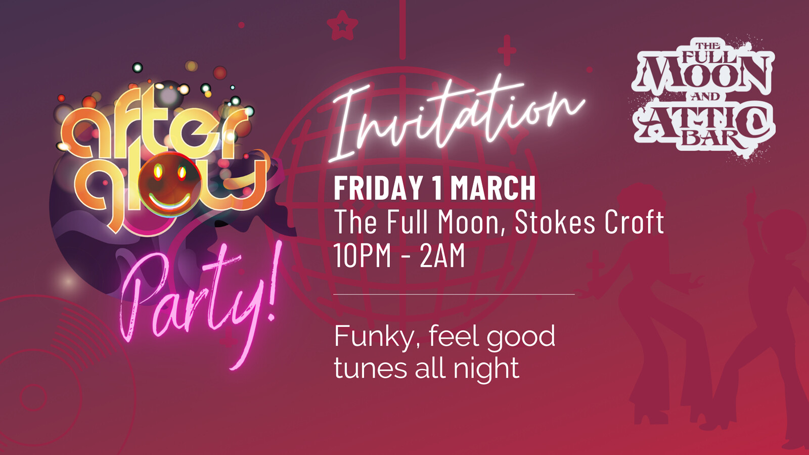 AFTERGLOW TAKEOVER | THE FULL MOON at The Full Moon & Attic Bar
