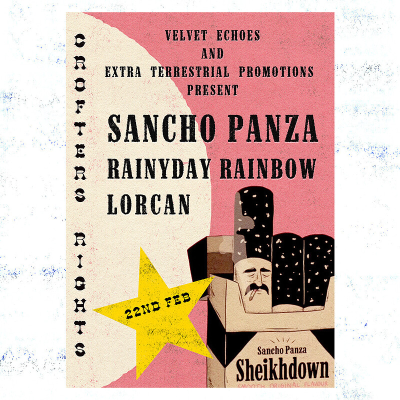 Sancho Panza / Rainyday Rainbow / Lorcan at Crofters Rights