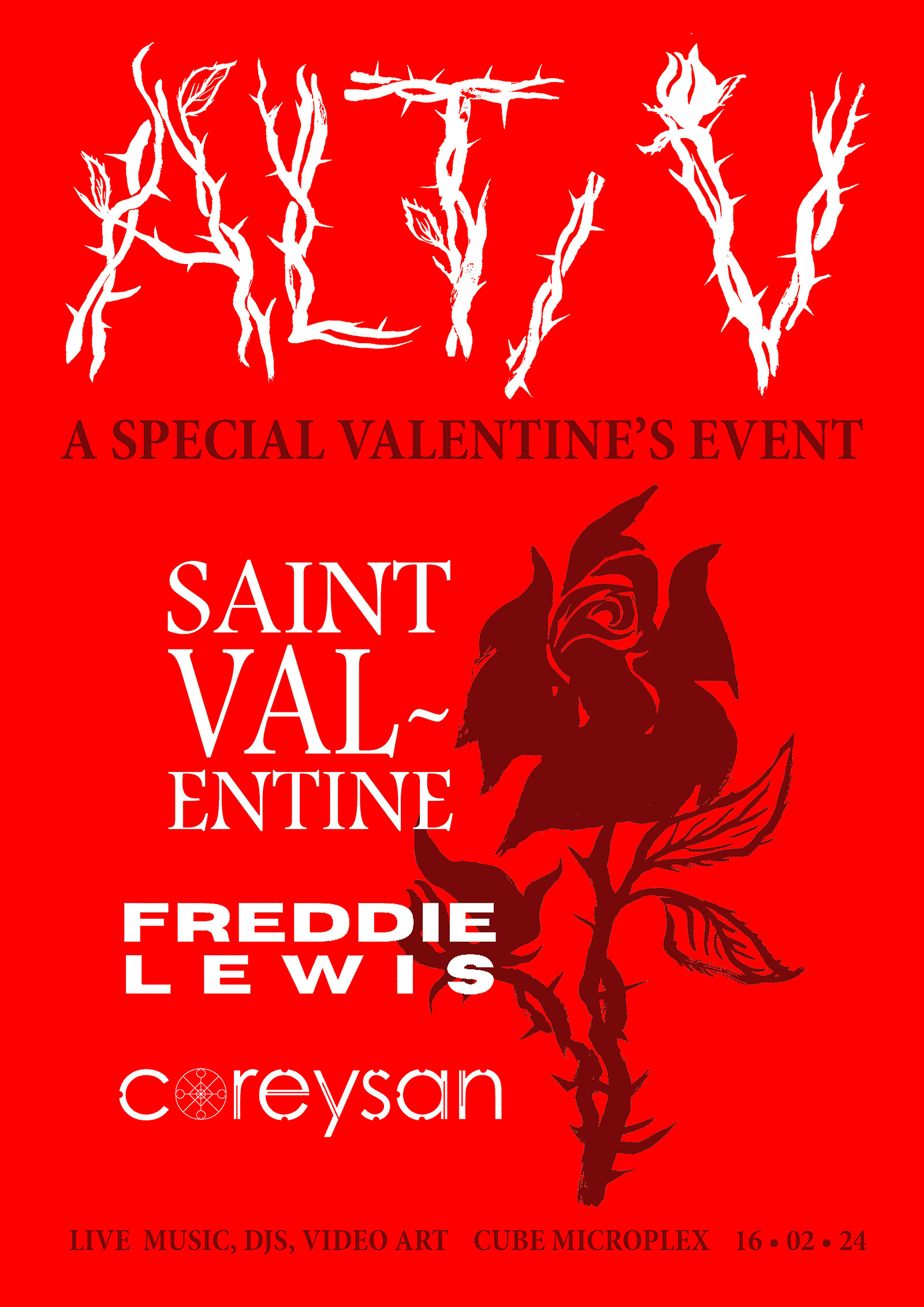 ALT/V - A SPECIAL VALENTINE’S EVENT at The Cube