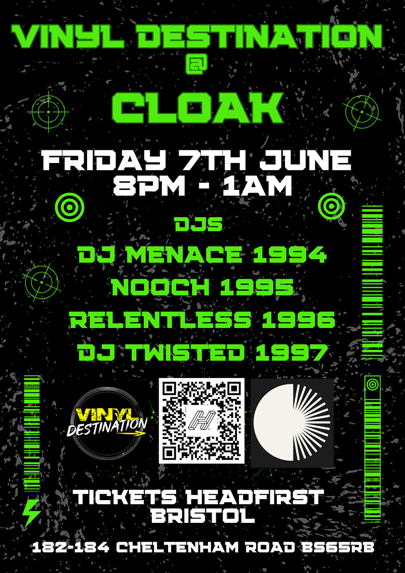 Vinyl Destination at Cloak once again at Cloak