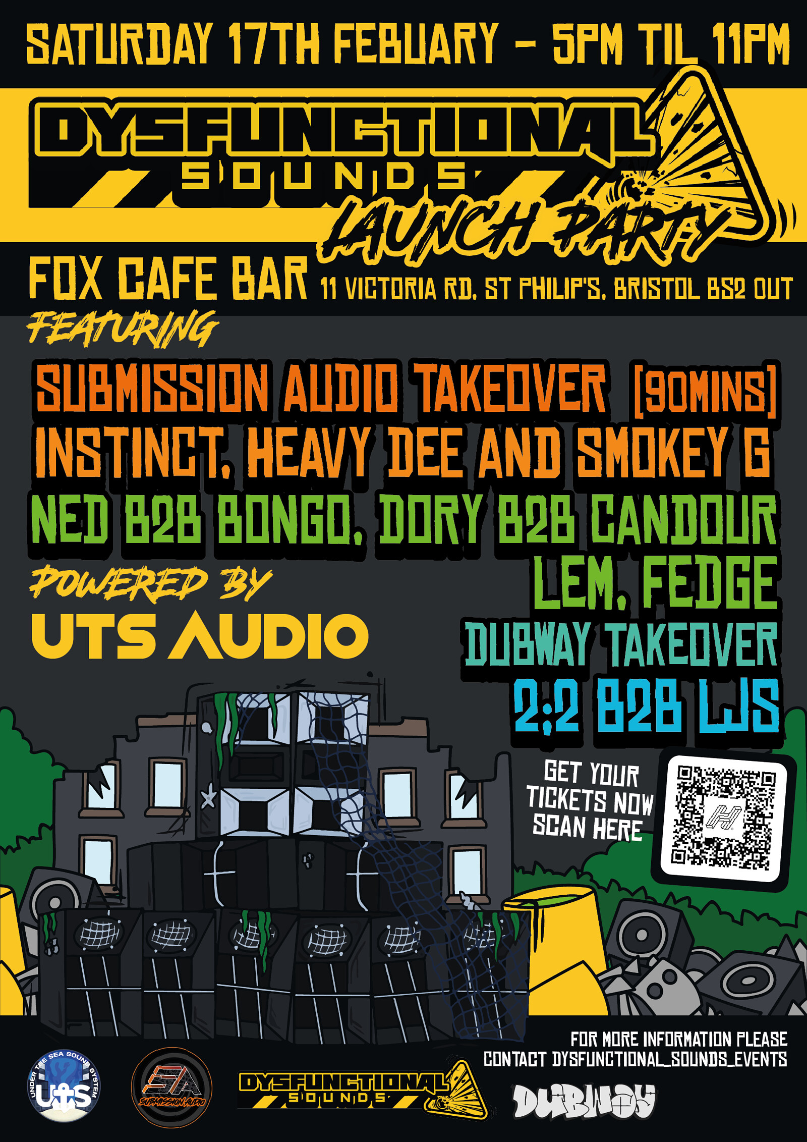 Dysfunctional Sounds Launch Party at The Fox Cafe Bar