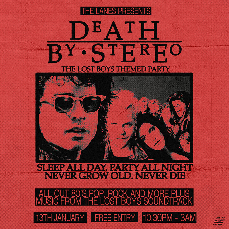 Death By Stereo - The Lost Boys - 80's Night at The Lanes