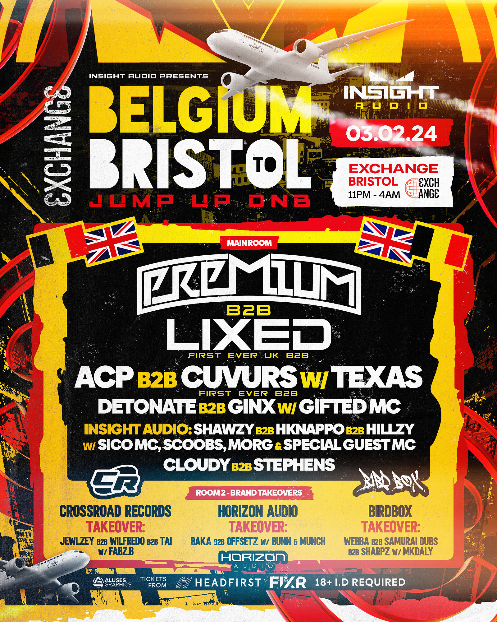 Insight Audio Presents : Belgium to Bristol at Exchange