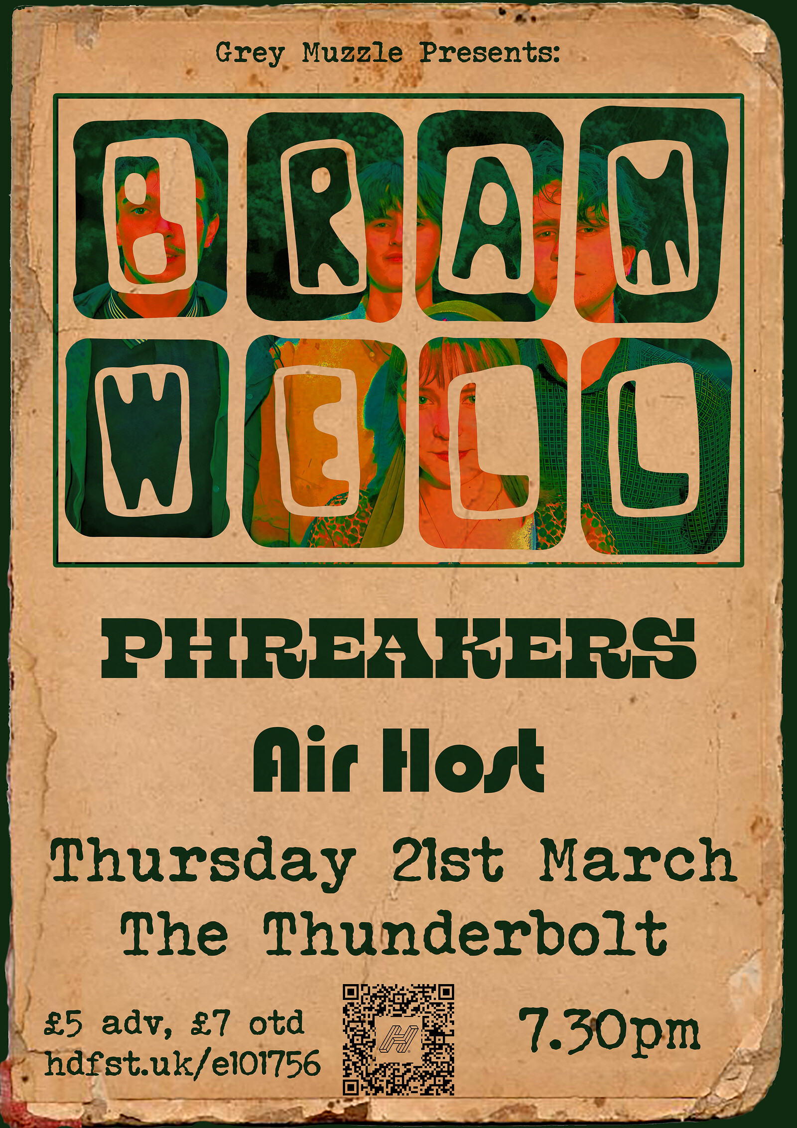 BRAMWELL + Phreakers + Air Host at The Thunderbolt