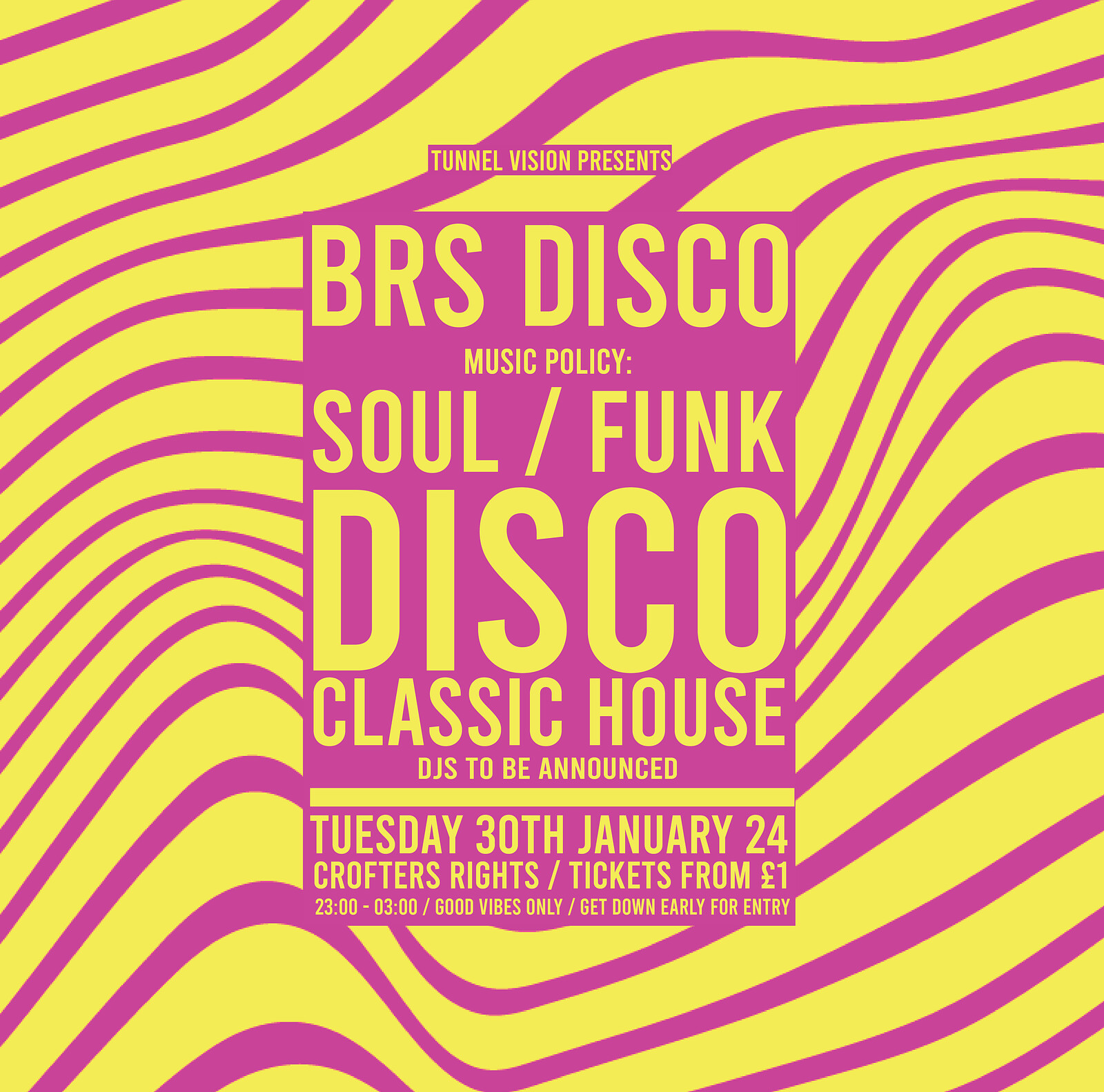 Disco, Funk, Soul & House at Crofters Rights