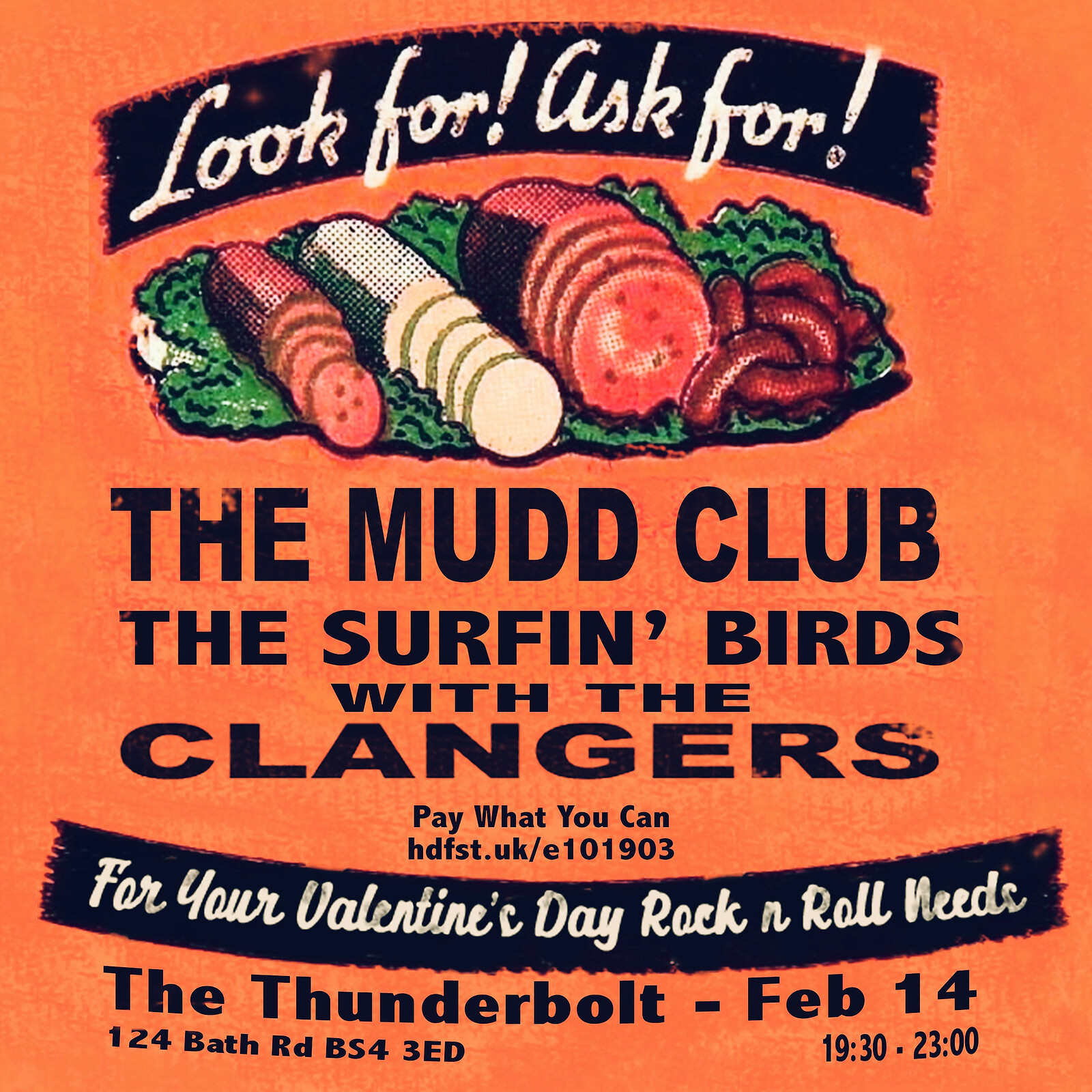 The Mudd Club + The Surfin' Birds + The Clangers at The Thunderbolt