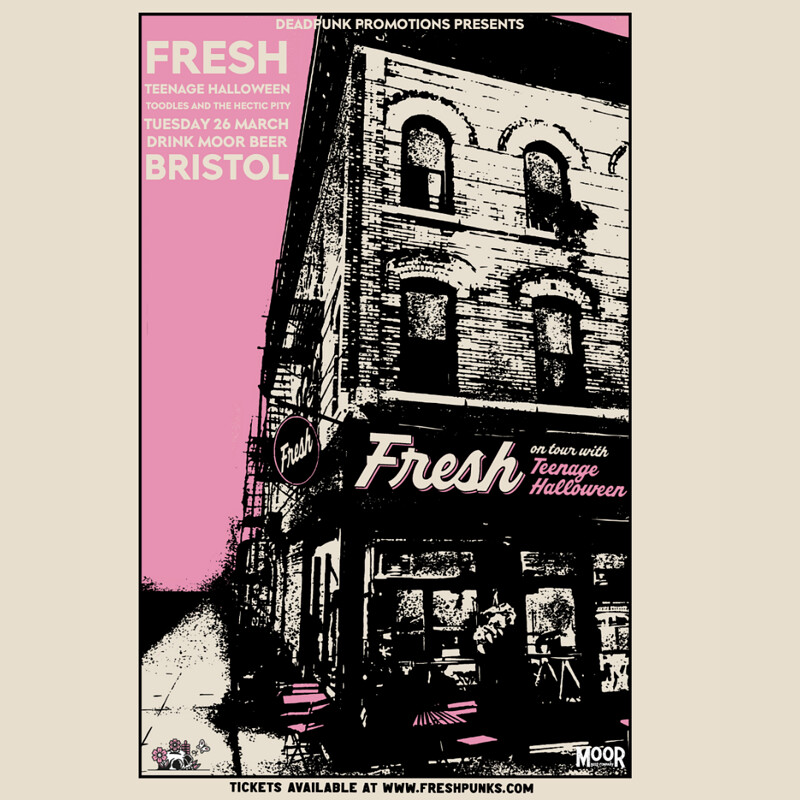 Fresh + Teenage Halloween + Guests at Moor Beer Co
