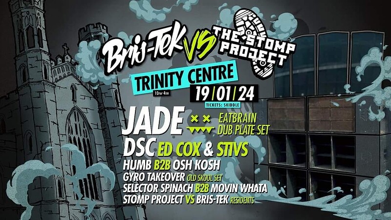 Bris-Tek VS The Stomp Project at The Trinity Centre