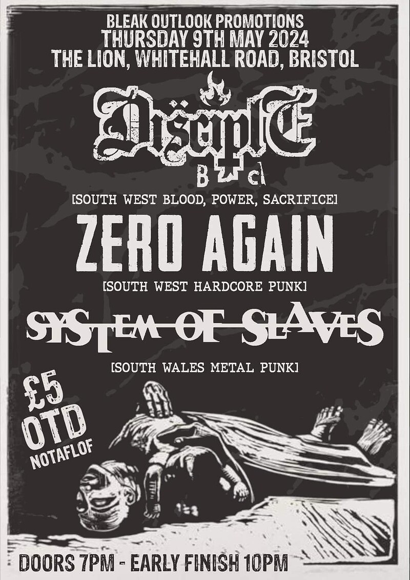 Disciple BC, Zero Again & SOS at The Lion, Whitehall Road, BS5