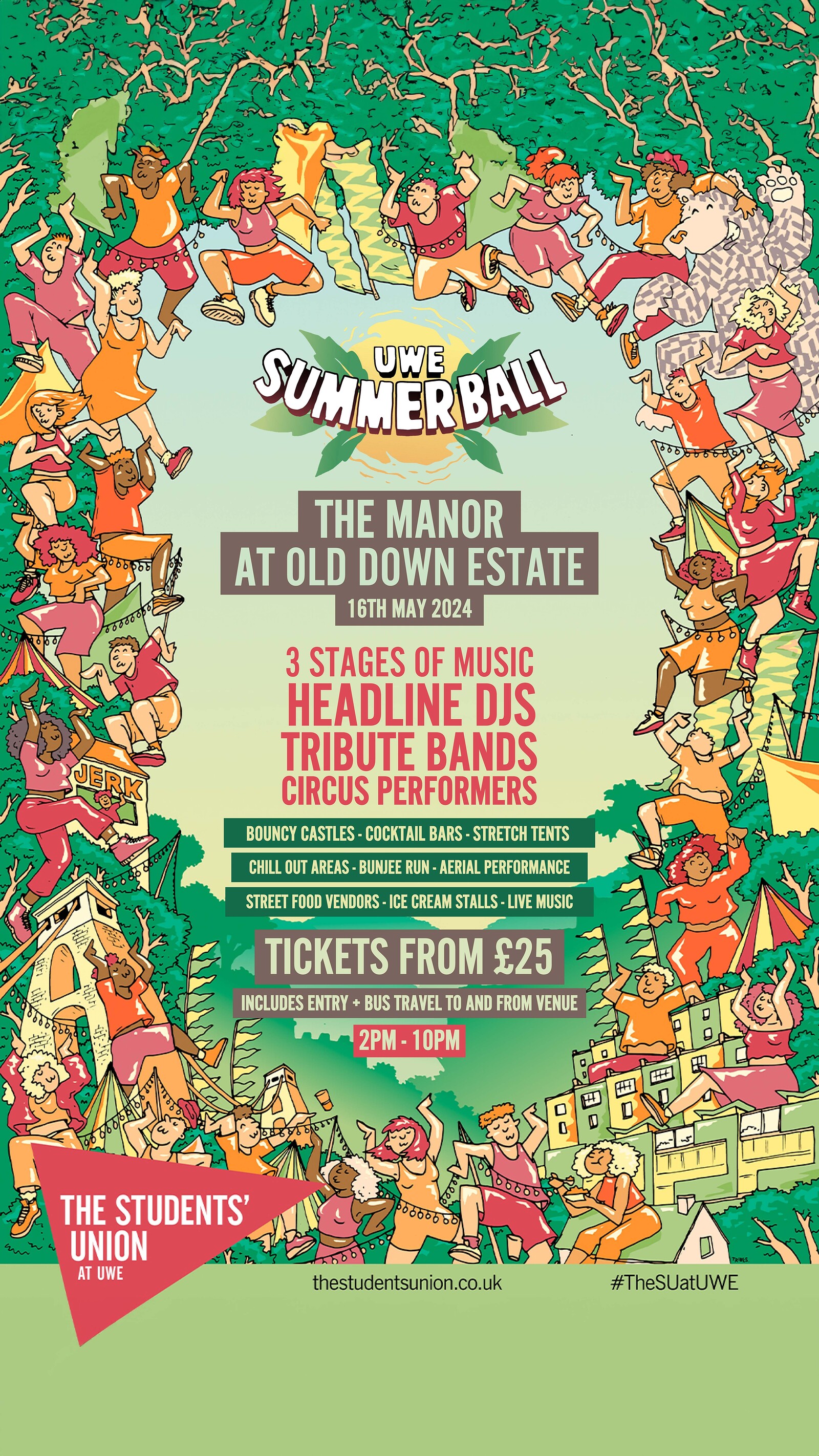 UWE Summer Ball 2024 at the manor at old down estate