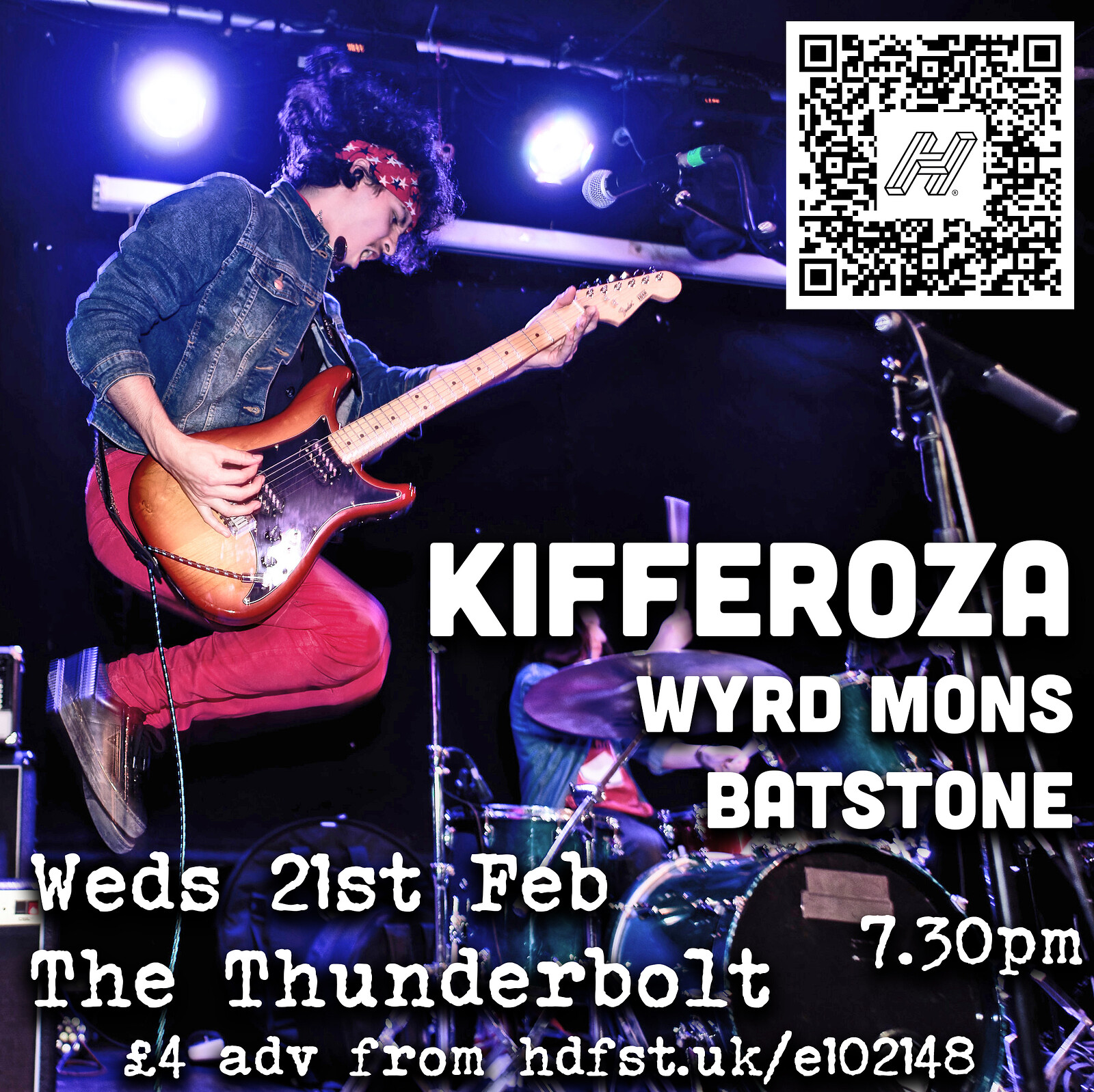 Kifferoza + Wyrd Mons + Batstone at The Thunderbolt