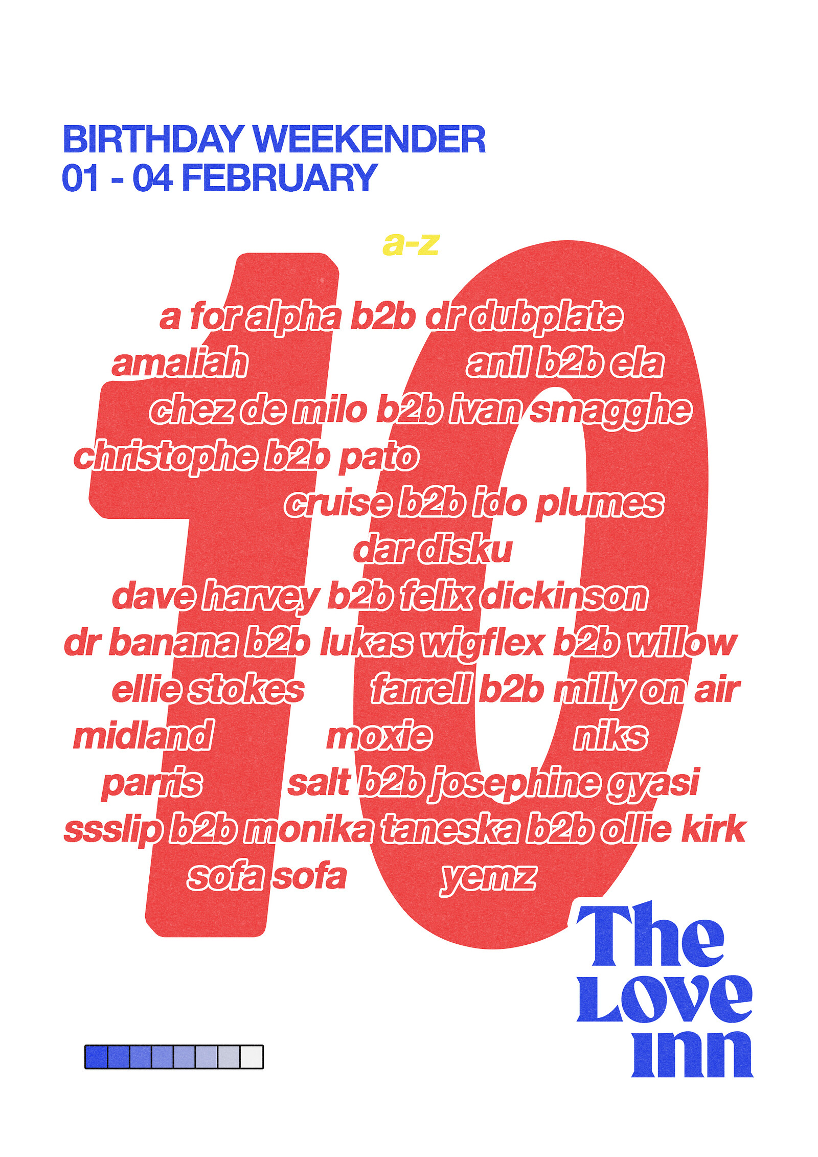 The Love Inn 10th Birthday weekender - Saturday at The Love Inn