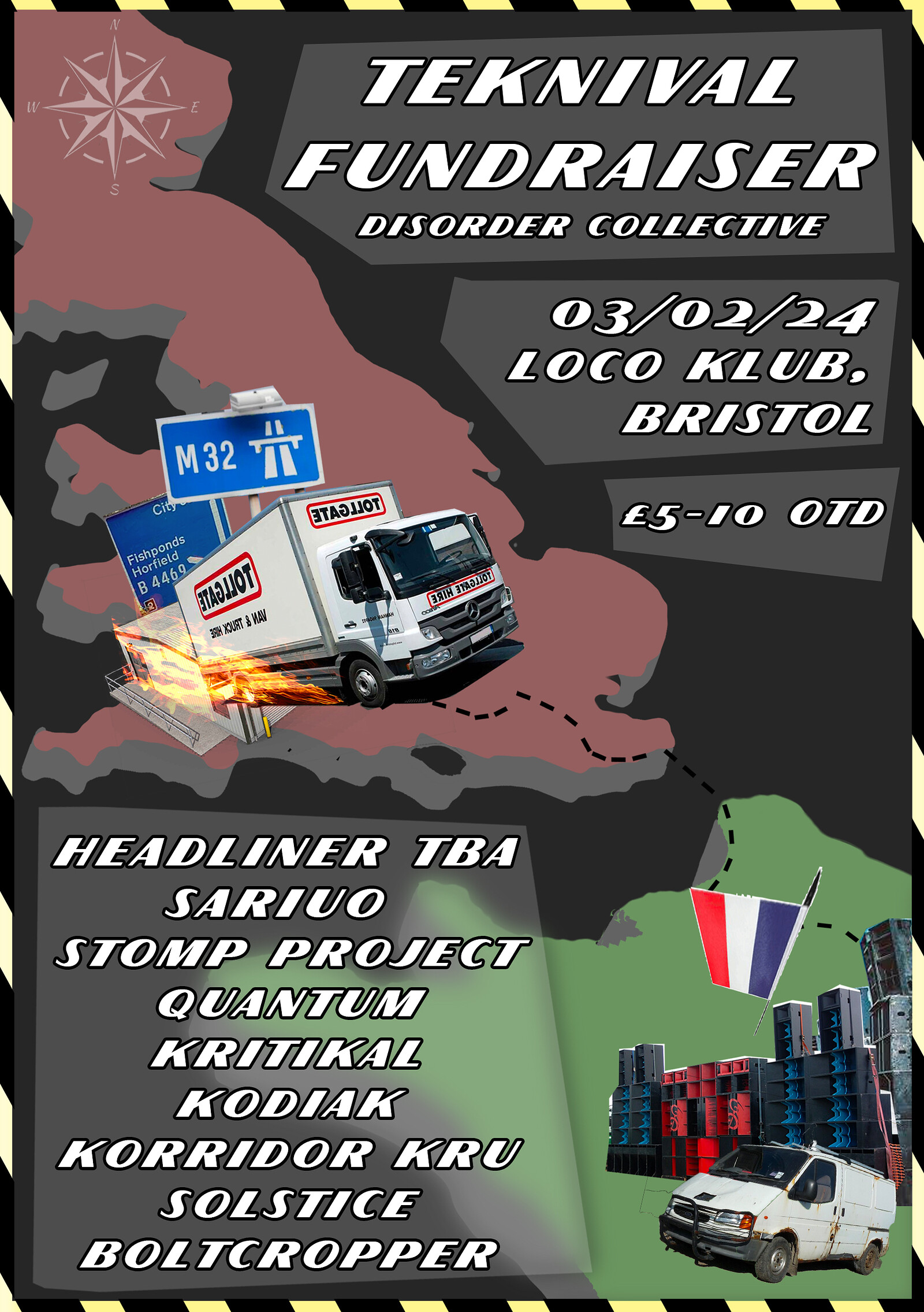 Disorder Collective - Teknival Fundraiser at Loco Klub