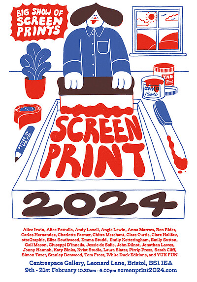 Screenprint 2024 at Centrespace Gallery