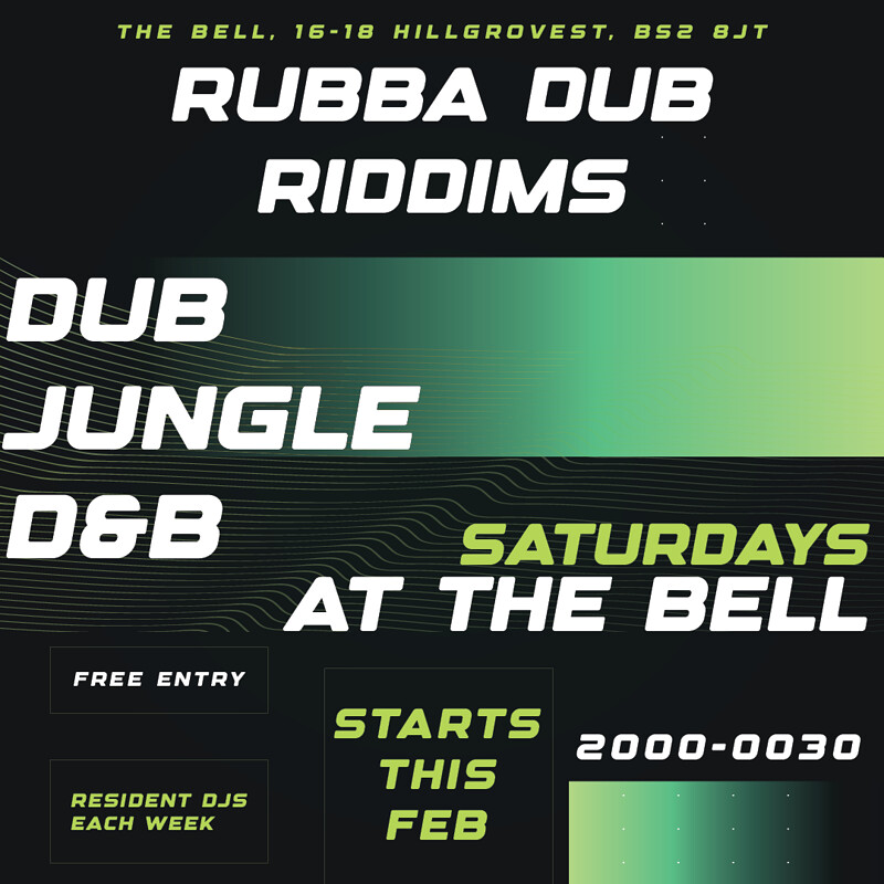 Rubba Dub Riddims at The Bell Pub