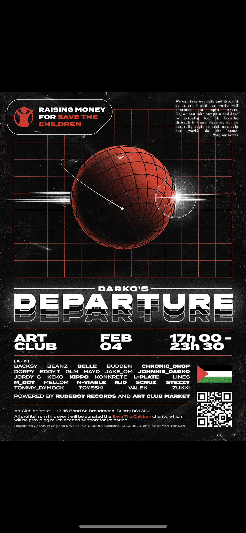 Darko’s Departure at Art Club