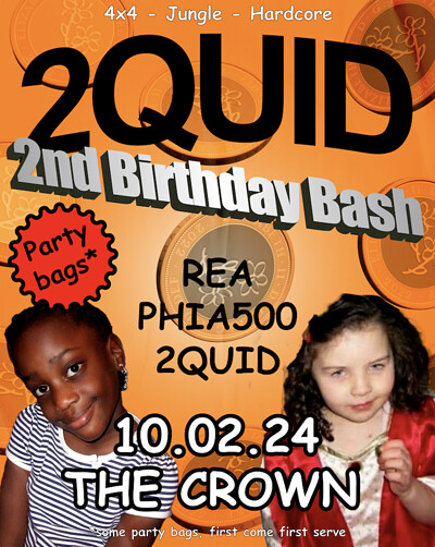 2QUIDS 2nd Birthday Bash at The Crown