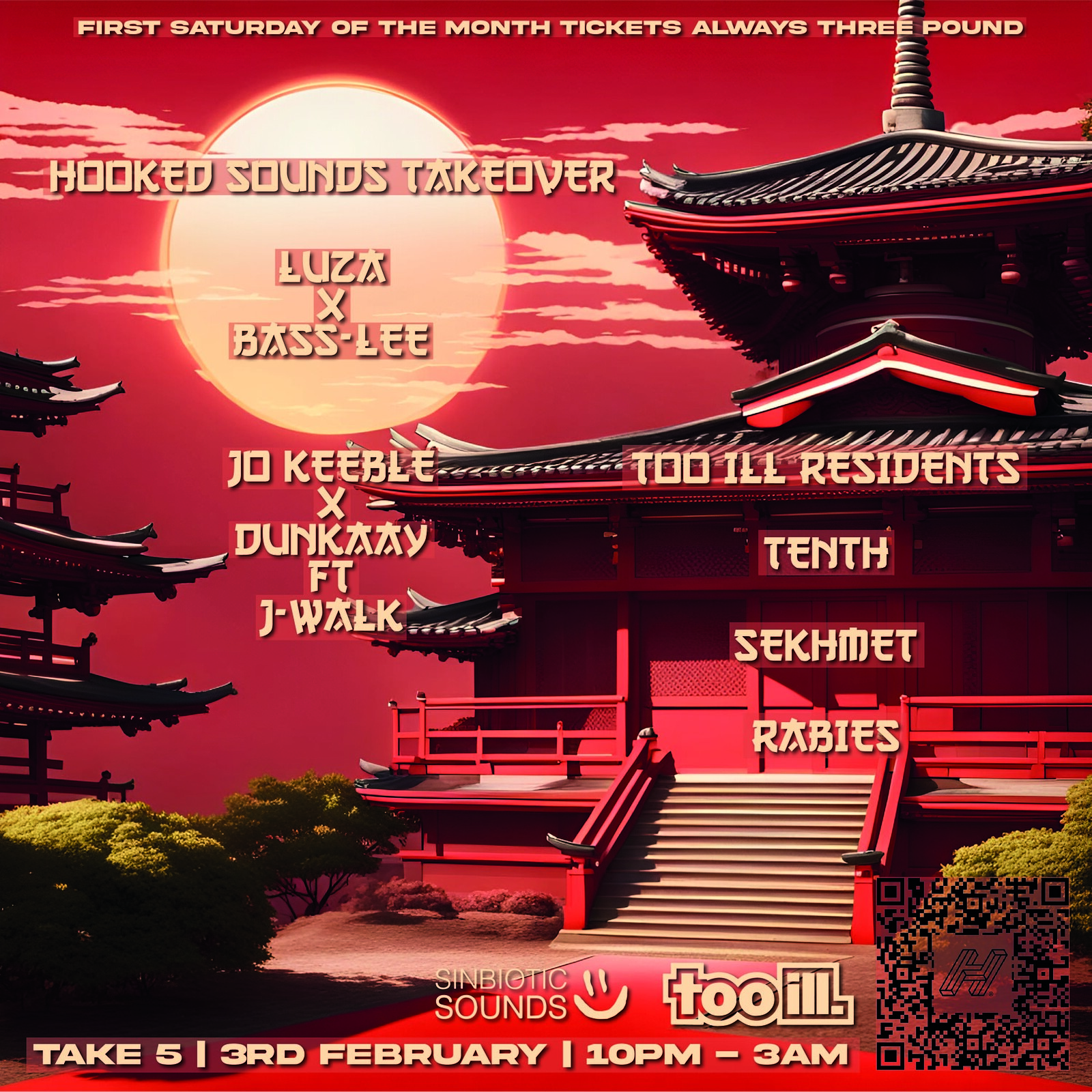 Sinbiotic Sounds x too ill - Tek Five at Take Five Cafe