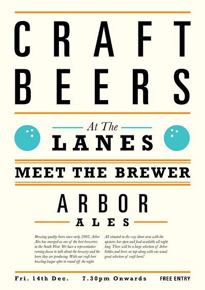 Meet The Brewer - Arbor Ales at The Lanes