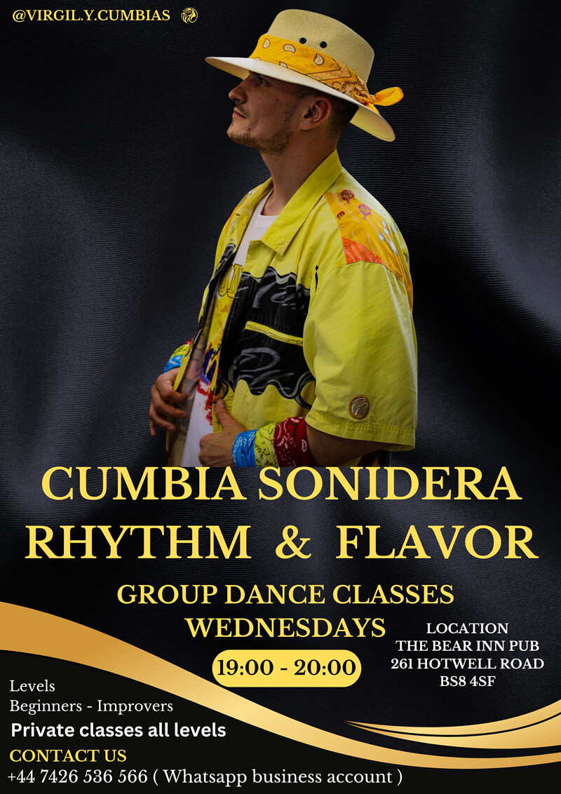 Cumbia Sonidera Rhythm and Flavour dance classes at The Bear INN