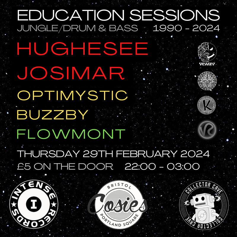 Education Sessions - Hughesee, Josimar, Optimystic at Cosies