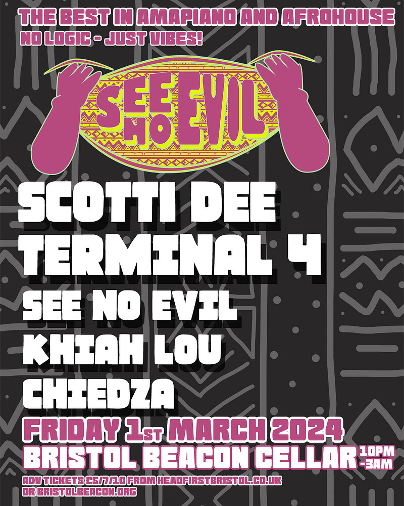 See No Evil w/ Scotti Dee & Spidey G at Bristol Beacon Cellar
