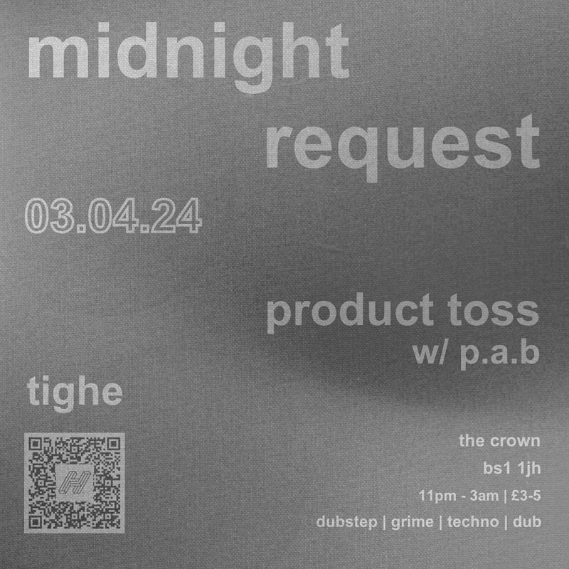 Midnight Request 005: Product Toss & P.A.B at The Crown